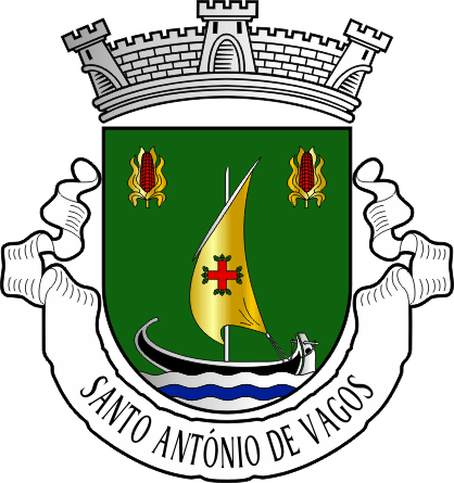 Brasão da antiga freguesia de Santo António de Vagos - Santo António de Vagos former civil parish, coat-of-arms Brasão da antiga freguesia de Santo António de Vagos - Santo António de Vagos former civil parish, coat-of-arms