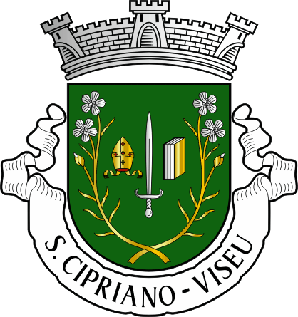 Brasão da antiga freguesia de São Cipriano - São Cipriano former civil parish, coat-of-arms Brasão da antiga freguesia de São Cipriano - São Cipriano former civil parish, coat-of-arms