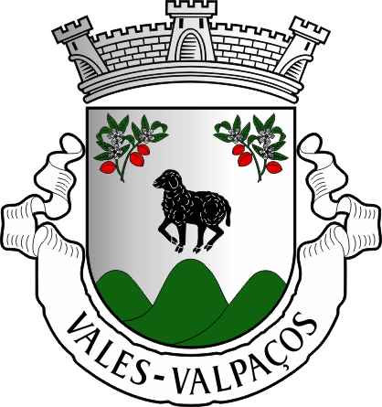 Brasão da freguesia de Vales - Vales civil parish, coat-of-arms