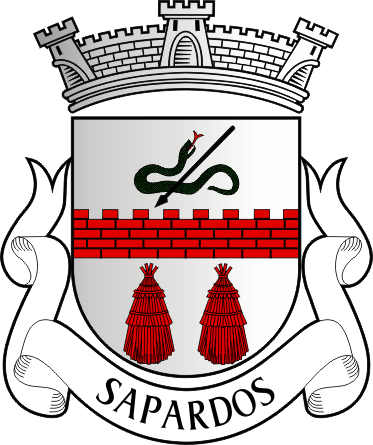 Brasão da freguesia de Sapardos - Sapardos civil parish, coat-of-arms Brasão da freguesia de Sapardos - Sapardos civil parish, coat-of-arms