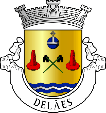 Brasão da freguesia de Delães - Delães civil parish, coat-of-arms Brasão da freguesia de Delães - Delães civil parish, coat-of-arms