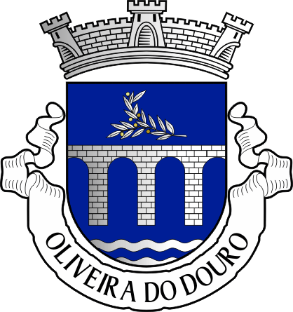 Brasão da freguesia de Oliveira do Douro - Oliveira do Douro civil parish, coat-of-arms Brasão da freguesia de Oliveira do Douro - Oliveira do Douro civil parish, coat-of-arms