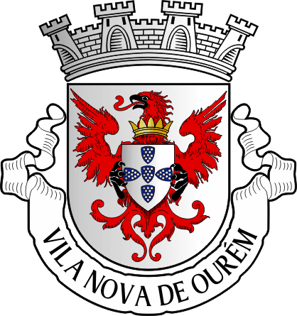 Brasão do Município de Ourém - Ourém municipal coat-of-arms Brasão do Município de Ourém - Ourém municipal coat-of-arms