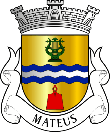 Brasão da freguesia de Mateus - Mateus civil parish, coat-of-arms Brasão da freguesia de Mateus - Mateus civil parish, coat-of-arms