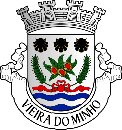 Brasão do Município de BVieira do Minho - Vieira do Minho municipal coat-of-arms Brasão do Município de Vieira do Minho - Vieira do Minho municipal coat-of-arms