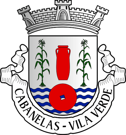 Brasão da freguesia de Cabanelas - Cabanelas civil parish, coat-of-arms Brasão da freguesia de Cabanelas - Cabanelas civil parish, coat-of-arms