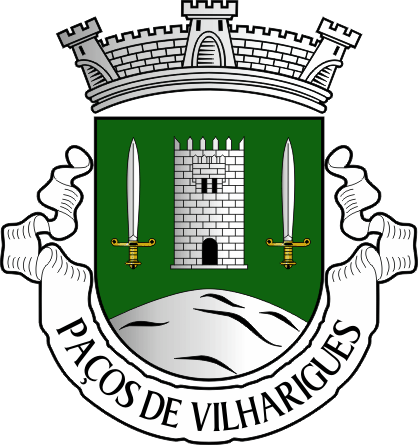Brasão da antiga freguesia de Paços de Vilharigues - Paços de Vilharigues former civil parish, coat-of-arms Brasão da antiga freguesia de Paços de Vilharigues - Paços de Vilharigues former civil parish, coat-of-arms