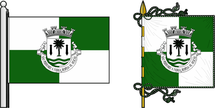 Bandeira e estandarte do Concelho de Novo Redondo - Novo Redondo municipal flag and banner Bandeira e estandarte do Concelho de Novo Redondo - Novo Redondo municipal flag and banner