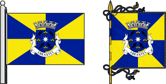 Segunda proposta para a bandeira e estandarte do Município de Abrantes - Abrantes municipal flag and banner second proposal Segunda proposta para a bandeira e estandarte do Município de Abrantes - Abrantes municipal flag and banner second proposal