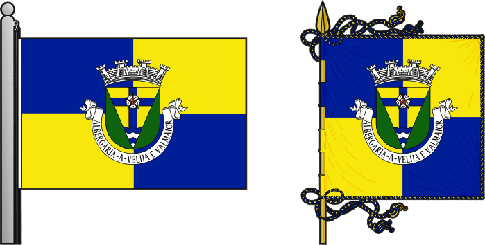 Bandeira e estandarte da Freguesia de Albergaria-a-Velha e Valmaior - Albergaria-a-Velha e Valmaior civil parish, flag and banner Bandeira e estandarte da Freguesia de Albergaria-a-Velha e Valmaior - Albergaria-a-Velha e Valmaior civil parish, flag and banner