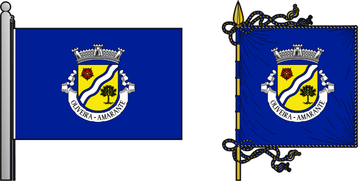 Bandeira e estandarte da antiga freguesia de Oliveira - Oliveira former civil parish, flag and banner Bandeira e estandarte da antiga freguesia de Oliveira - Oliveira former civil parish, flag and banner