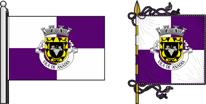 Proposta para a bandeira e estandarte do Município de Anadia - Anadia municipal flag and banner proposal Proposta para a bandeira e estandarte do Município de Anadia - Anadia municipal flag and banner proposal