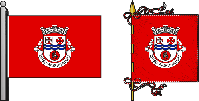 Bandeira e estandarte da freguesia de Rio Frio - Rio Frio civil parish, flag and banner Bandeira e estandarte da freguesia de Rio Frio - Rio Frio civil parish, flag and banner