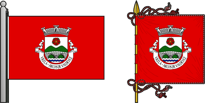 Bandeira e estandarte da antiga freguesia de Vilela - Vilela former civil parish, flag and banner Bandeira e estandarte da antiga freguesia de Vilela - Vilela former civil parish, flag and banner