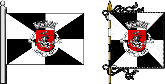 Proposta para a bandeira e estandarte do Município de Elvas - Elvas municipal flag and banner proposal Proposta para a bandeira e estandarte do Município de Elvas - Elvas municipal flag and banner proposal