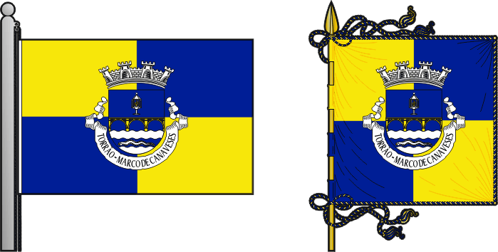 Bandeira e estandarte da antiga freguesia de Torrão - Torrão former civil parish, flag and banner Bandeira e estandarte da antiga freguesia de Torrão - Torrão former civil parish, flag and banner