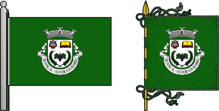 Bandeira e estandarte da antiga freguesia de Troviscal - Troviscal former civil parish, flag and banner Bandeira e estandarte da antiga freguesia de Troviscal - Troviscal former civil parish, flag and banner