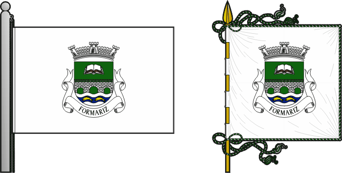 Bandeira e estandarte da antiga freguesia de Formariz - Formariz former civil parish, flag and banner Bandeira e estandarte da antiga freguesia de Formariz - Formariz former civil parish, flag and banner