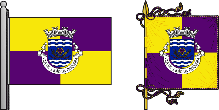 Primeira proposta para a bandeira e estandarte do Município de São João da Pesqueira - São João da Pesqueira municipal flag and banner first proposal Primeira proposta para a bandeira e estandarte do Município de São João da Pesqueira - São João da Pesqueira municipal flag and banner first proposal