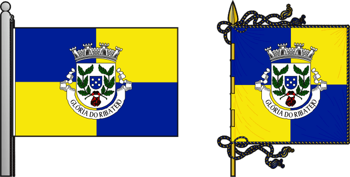 Bandeira e estandarte da antiga freguesia de Glória do Ribatejo - Glória do Ribatejo former civil parish, flag and banner Bandeira e estandarte da antiga freguesia de Glória do Ribatejo - Glória do Ribatejo former civil parish, flag and banner