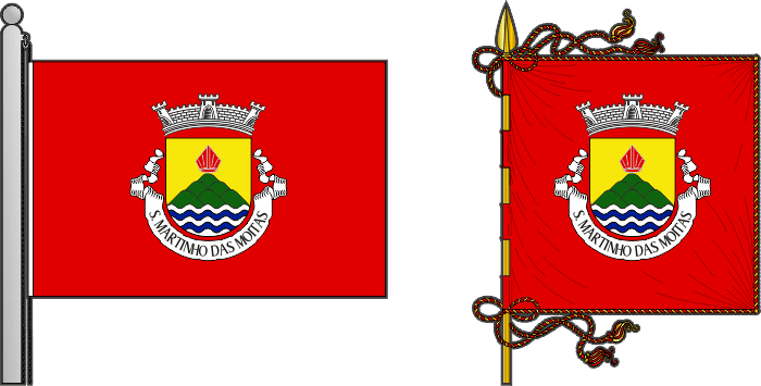 Bandeira e estandarte da antiga freguesia de São Martinho das Moitas - São Martinho das Moitas former civil parish, flag and banner Bandeira e estandarte da antiga freguesia de São Martinho das Moitas - São Martinho das Moitas former civil parish, flag and banner