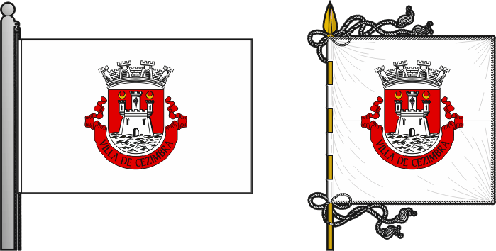 Primeira proposta para a bandeira e estandarte do Município de Sesimbra - Sesimbra municipal flag and banner first proposal Primeira proposta para a bandeira e estandarte do Município de Sesimbra - Sesimbra municipal flag and banner first proposal