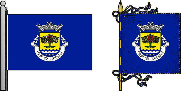 Bandeira e estandarte da antiga freguesia de Peredo dos Castelhanos - Peredo dos Castelhanos former civil parish, flag and banner Bandeira e estandarte da antiga freguesia de Peredo dos Castelhanos - Peredo dos Castelhanos former civil parish, flag and banner