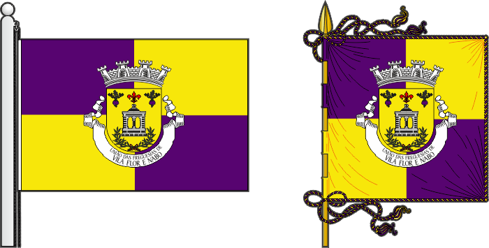Bandeira da União das freguesias de Vila Flor e Nabo - Vila Flor and Nabo civil parishes union, flag and banner Bandeira da União das freguesias de Vila Flor e Nabo - Vila Flor and Nabo civil parishes union, flag and banner