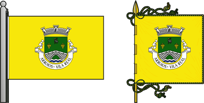 Bandeira e estandarte da freguesia de Arroios - Arroios civil parish, flag and banner Bandeira e estandarte da freguesia de Arroios - Arroios civil parish, flag and banner