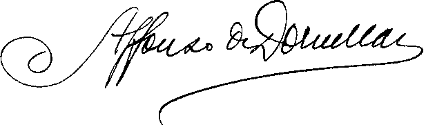 Assinatura de Affonso de Dornellas - Affonso de Dornellas signature Assinatura A. Dornelas